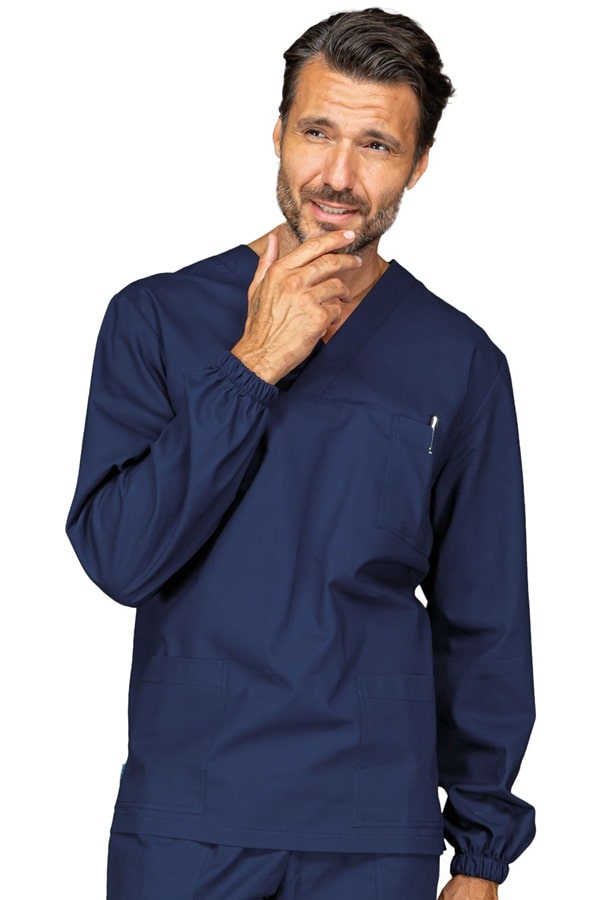 Casacca collo a V maniche lunghe 045902