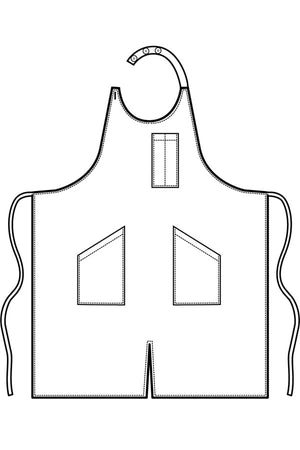 Sommelier con spacco disegno