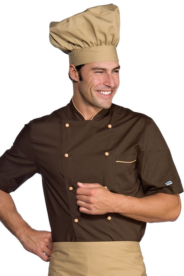 Giacca extralight maniche corte cacao biscotto 056917