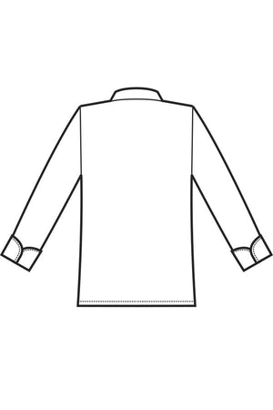 Giacca cuoco isacco enrica disegno rear