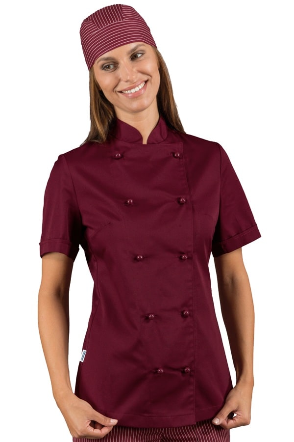 Giacca Lady chef bordeaux 057503
