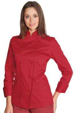 Giacca lady chef rossa 057507
