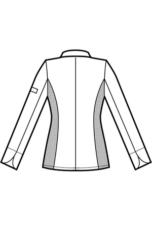 Giacca cuoca Boston disegno rear