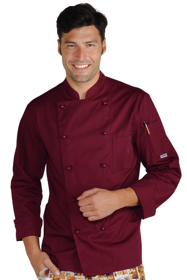 Giacca cuoco classica Bordeaux 058003