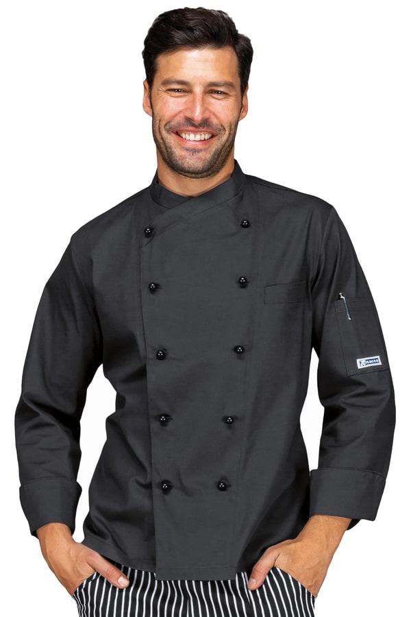 Giacca Panama slim nera 058201