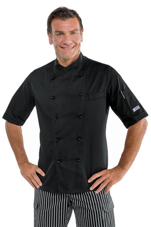 Giacca Panama slim nera 058201M