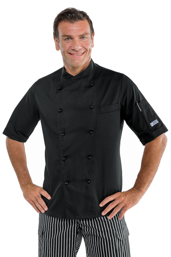 Giacca Panama slim nera 058201M