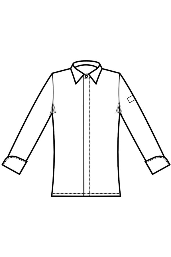 Giacca Cuoco Chicago disegno front