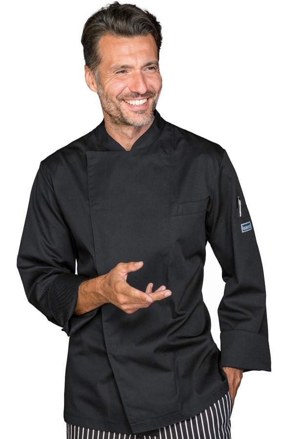 Giacca cuoco helsinki nera 058831