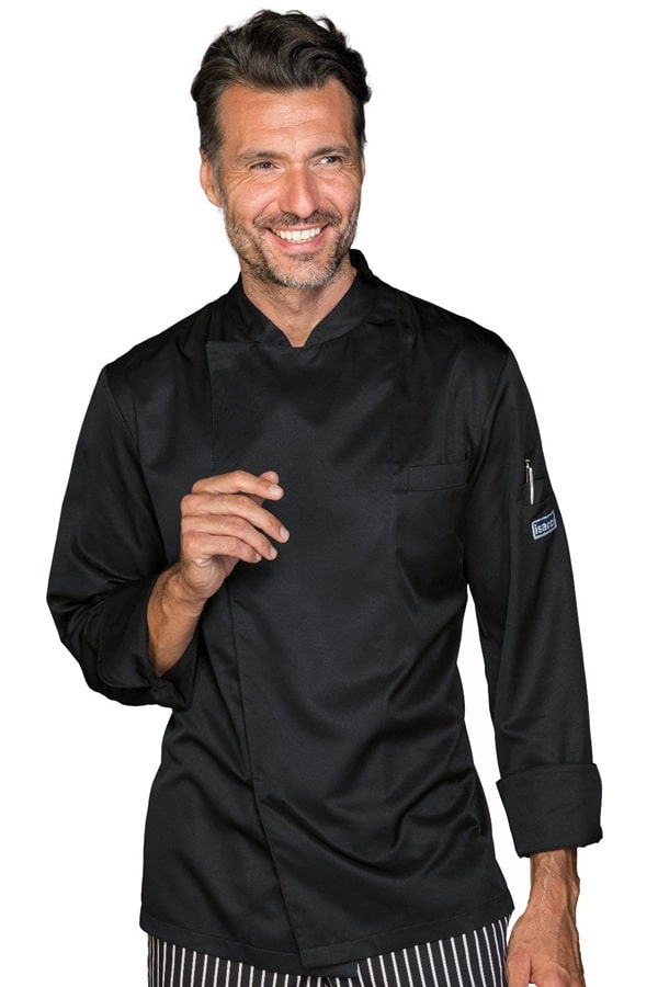 Giacca cuoco helsinki nera 058831