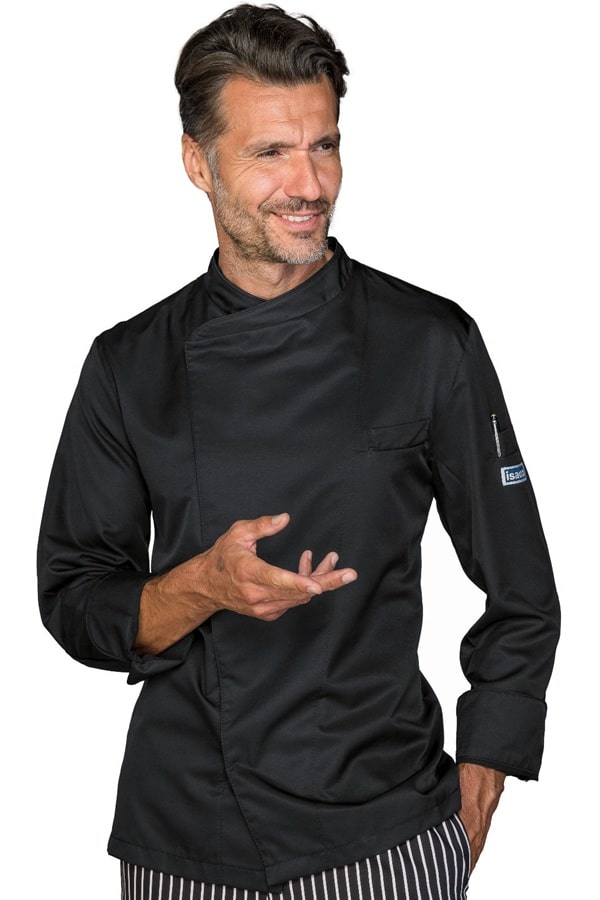 Giacca cuoco Tokyo nera 058981