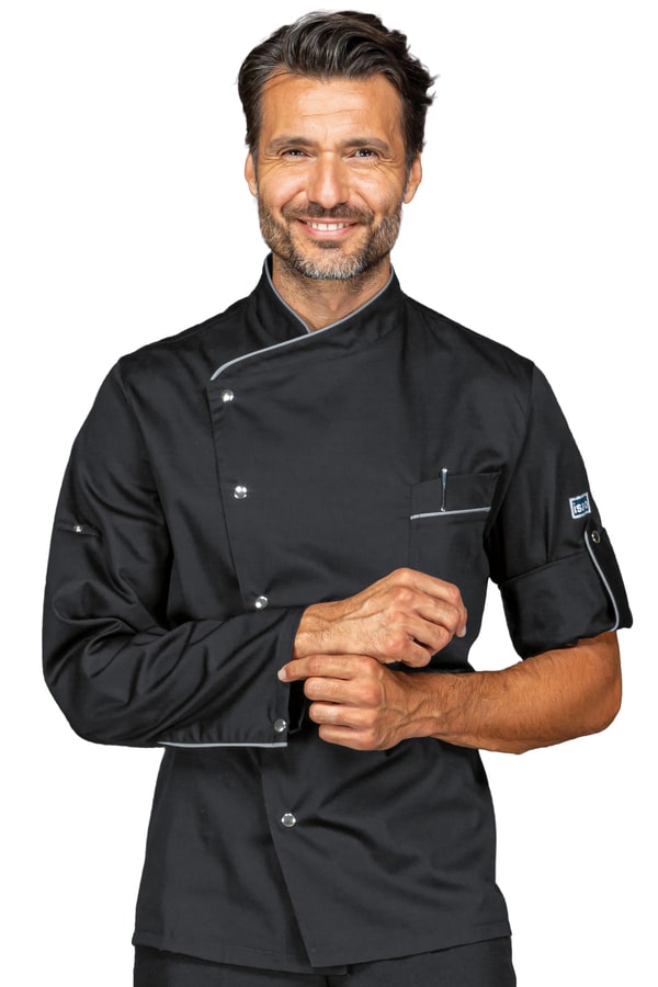 Giacca da cuoco manhattan blu 059702