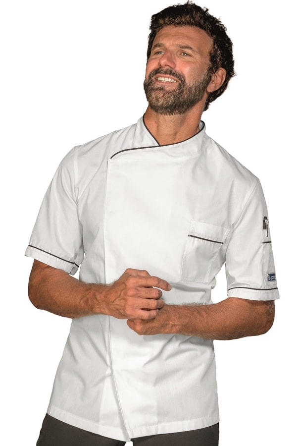 Giacca Dubai bianca e nera 059961