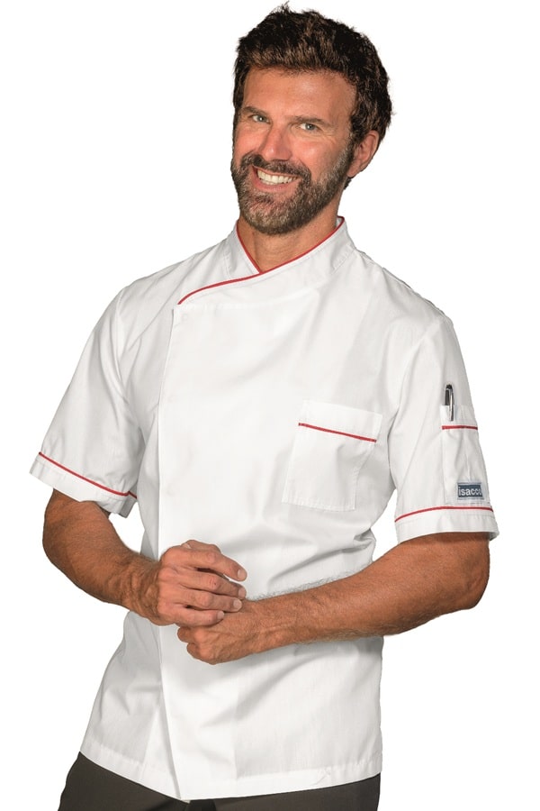 Giacca Dubai bianca e rossa 059967