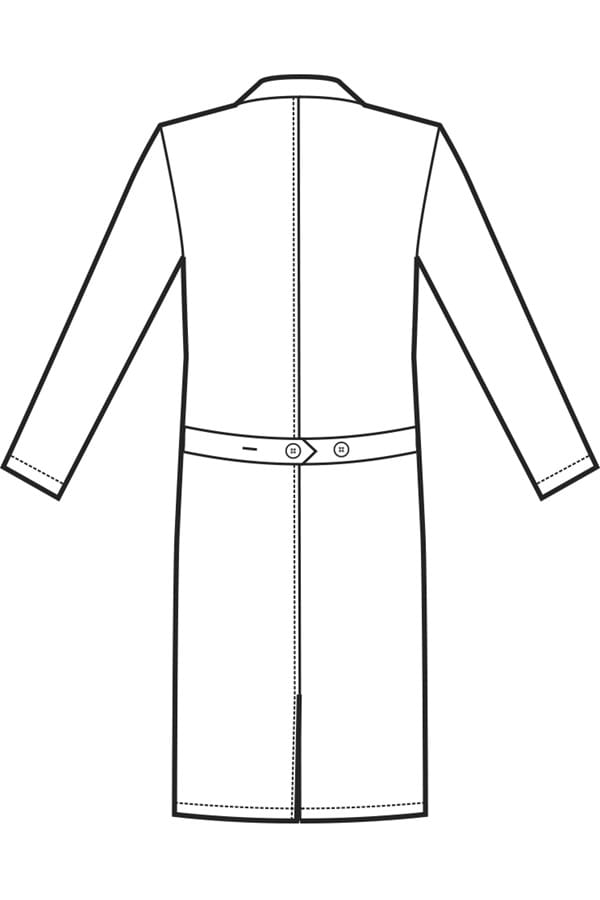 Camice da Uomo Classico Disegno rear