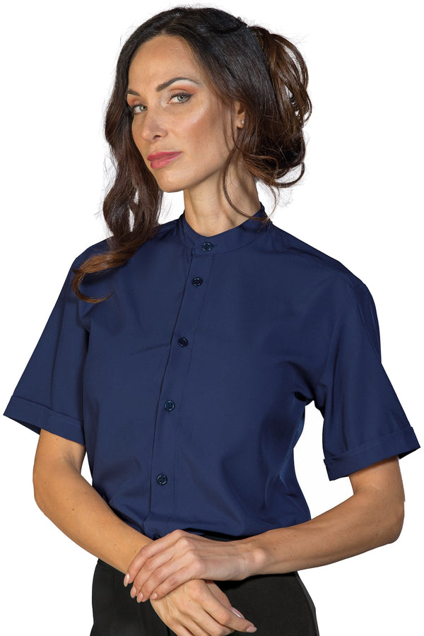 Camicia Detroit unisex tecnostretch Blu