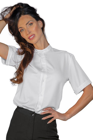 Camicia Detroit unisex tecnostretch Bianca