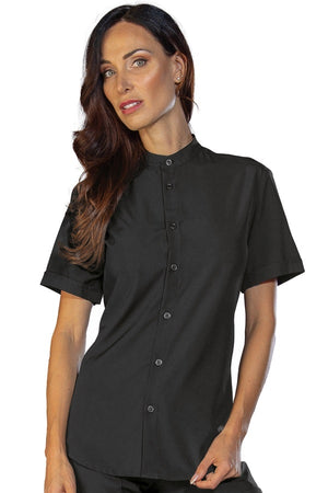 Camicia Detroit nera tecnostretch
