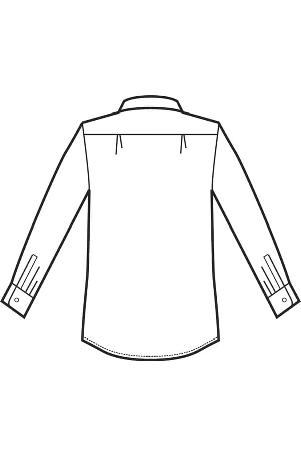 Camicia Uomo Isacco disegno rear