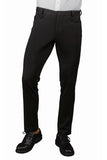 Pantalone yale slim jersey milano nero 064591