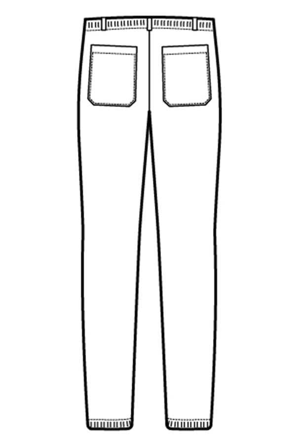 Pantalone Richmond disegno rear