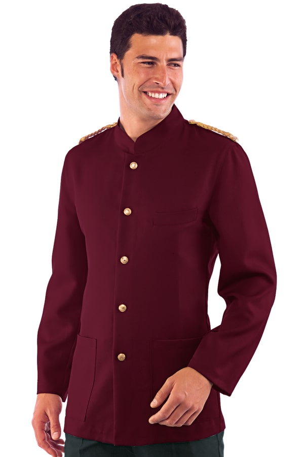 Coreana con trecce bordeaux 066203