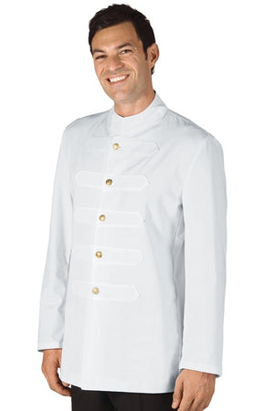 Coreana con alamari bianca 066600