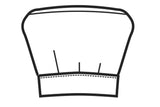 Cappello cuoco disegno front