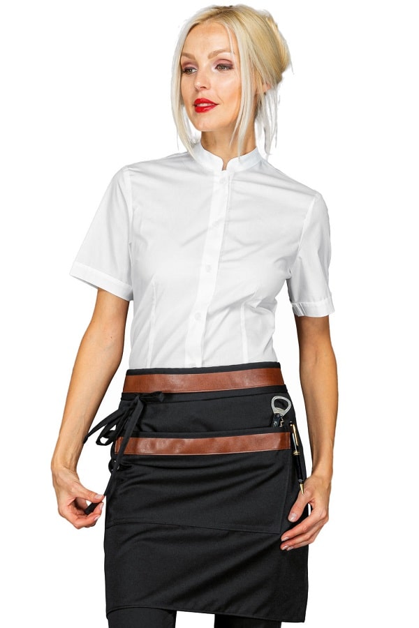 Grembiule Leonida Jeans e cuoio 085977