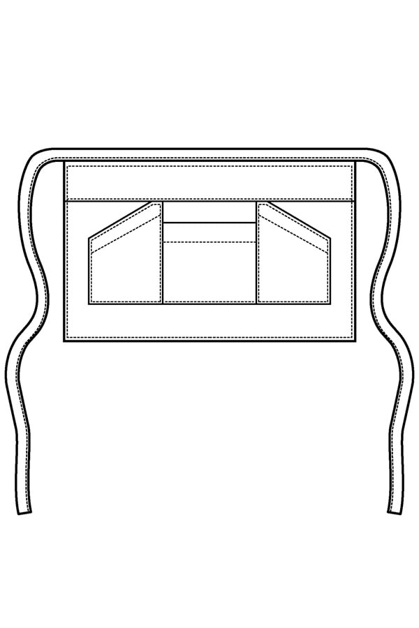 Grembiule isacco Rouen stone disegno