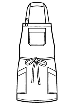 Grembiule Oregon Disegno short front