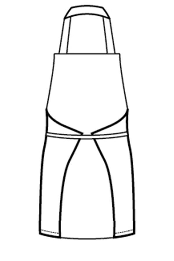 Grembiule Oregon Disegno short rear