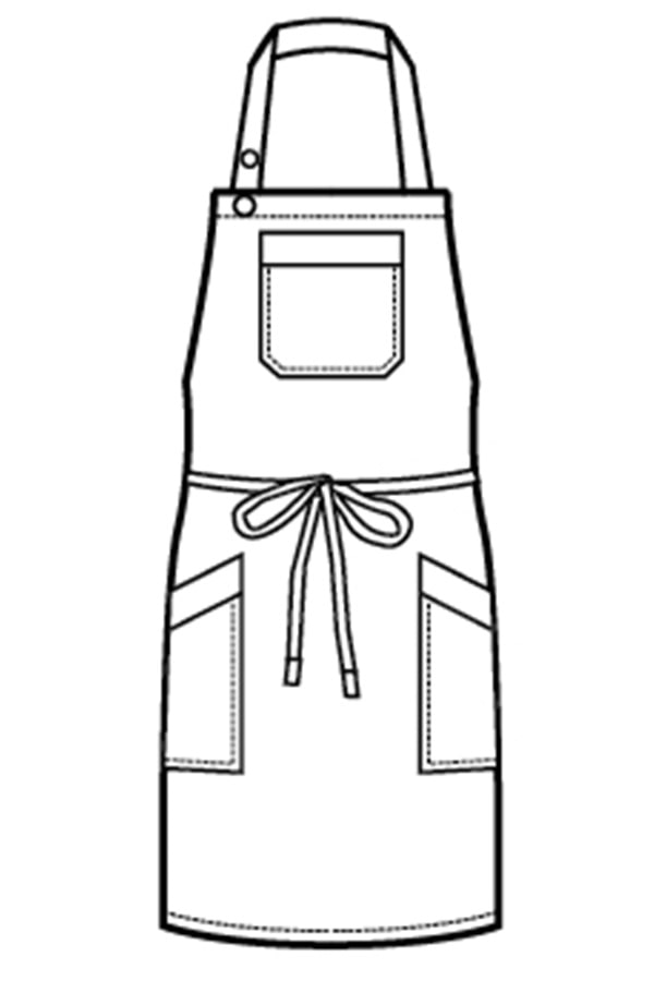 Grembiule Oregon Disegno front