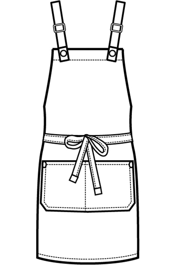 Grembiule Mexico Disegno front