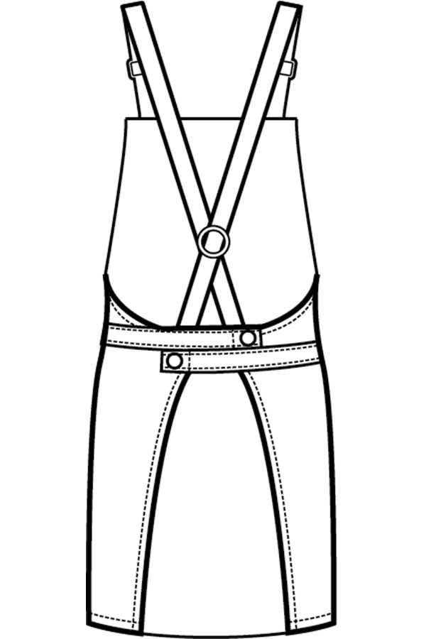Grembiule Mexico Disegno rear