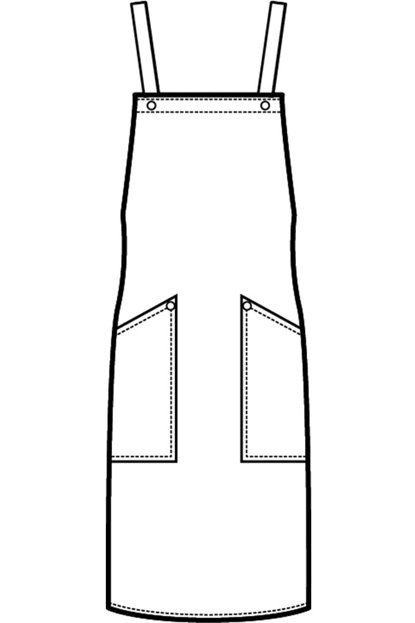 Grembiule Watson disegno front
