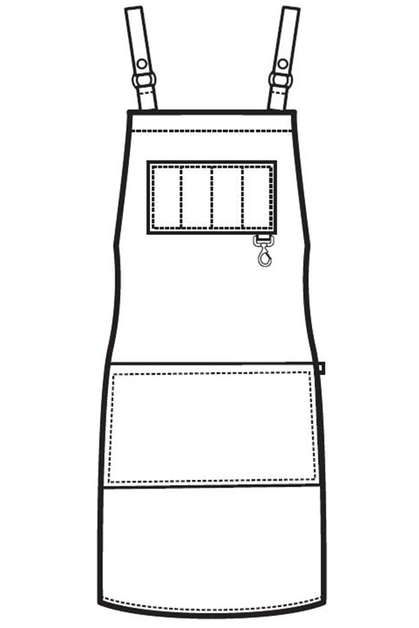 Grembiule Bristol disegno front