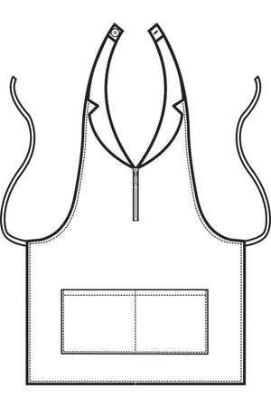 Grembiule Madeira zip disegno