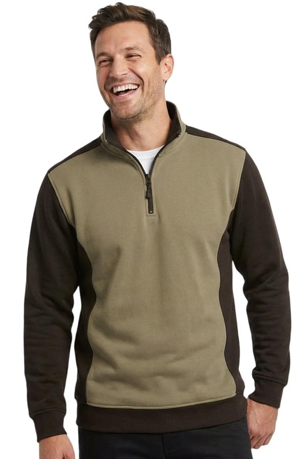 Felpa Bicolor Solid Match