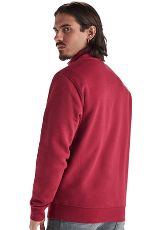 Felpa con zip collo Roly Aneto