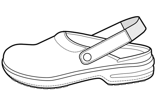 Zoccoli con puntale Isacco