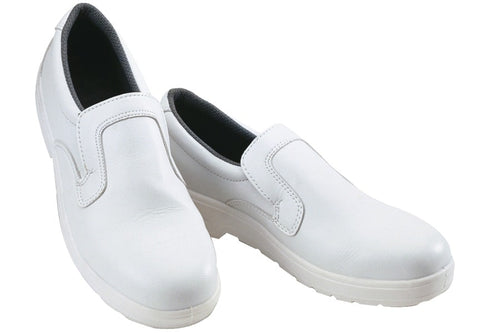 Scarpe cuoco senza lacci bianche Isacco