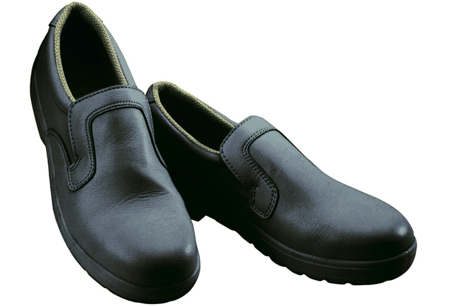 Scarpe cuoco senza lacci bianche Isacco