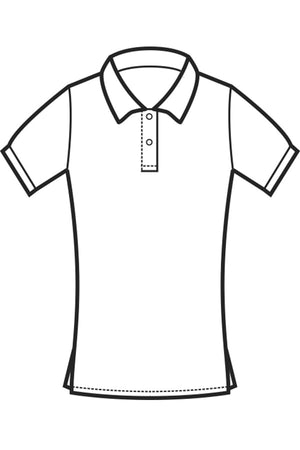 Polo Donna Stretch Isacco disegno front