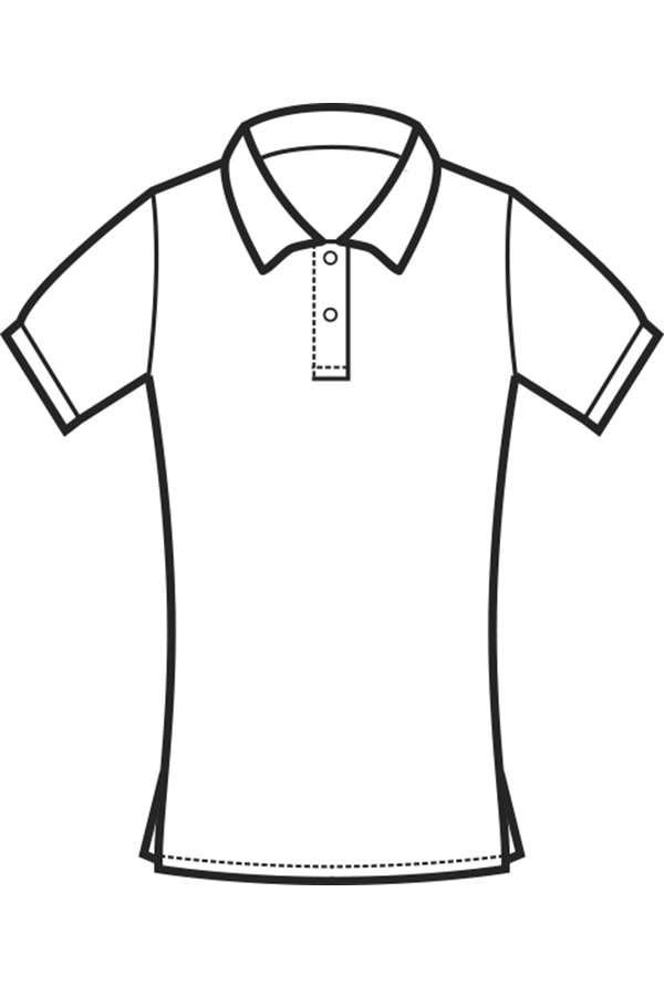 Polo Donna Stretch Isacco disegno front