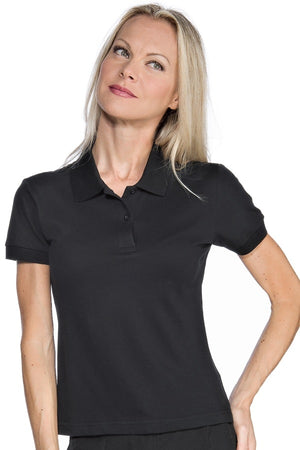 Polo Donna Stretch Isacco Nera