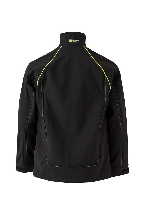Giubbotto Softshell Velilla Profilato Nero Giallo