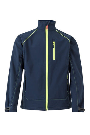 Giubbotto Softshell Velilla Profilato Blu Giallo