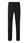 Pantaloni chino stretch unisex cotone Neri