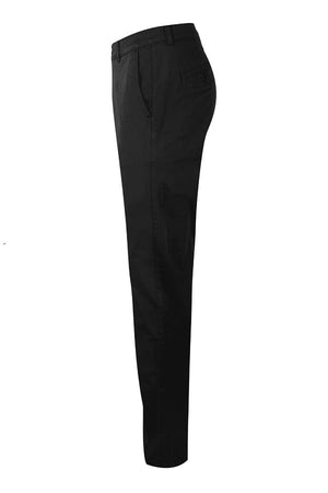 Pantaloni chino stretch unisex cotone Neri